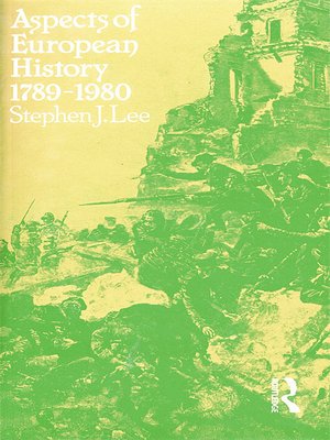 cover image of Aspects of European History 1789-1980